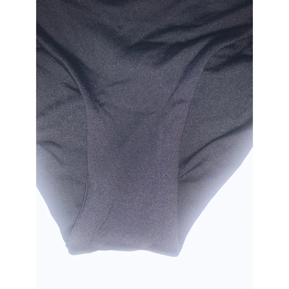L Space by Monica Wise Black Bikini Bottoms Swimsuit‎ Small S Beachwear